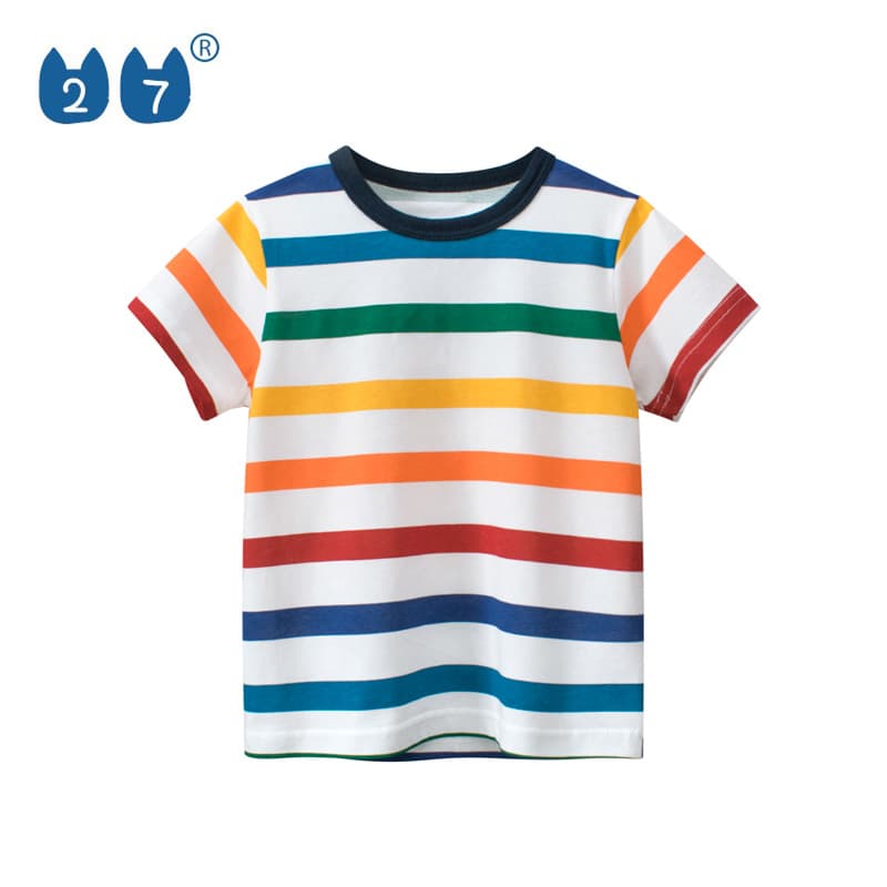 Kids Striped Cotton T-Shirt