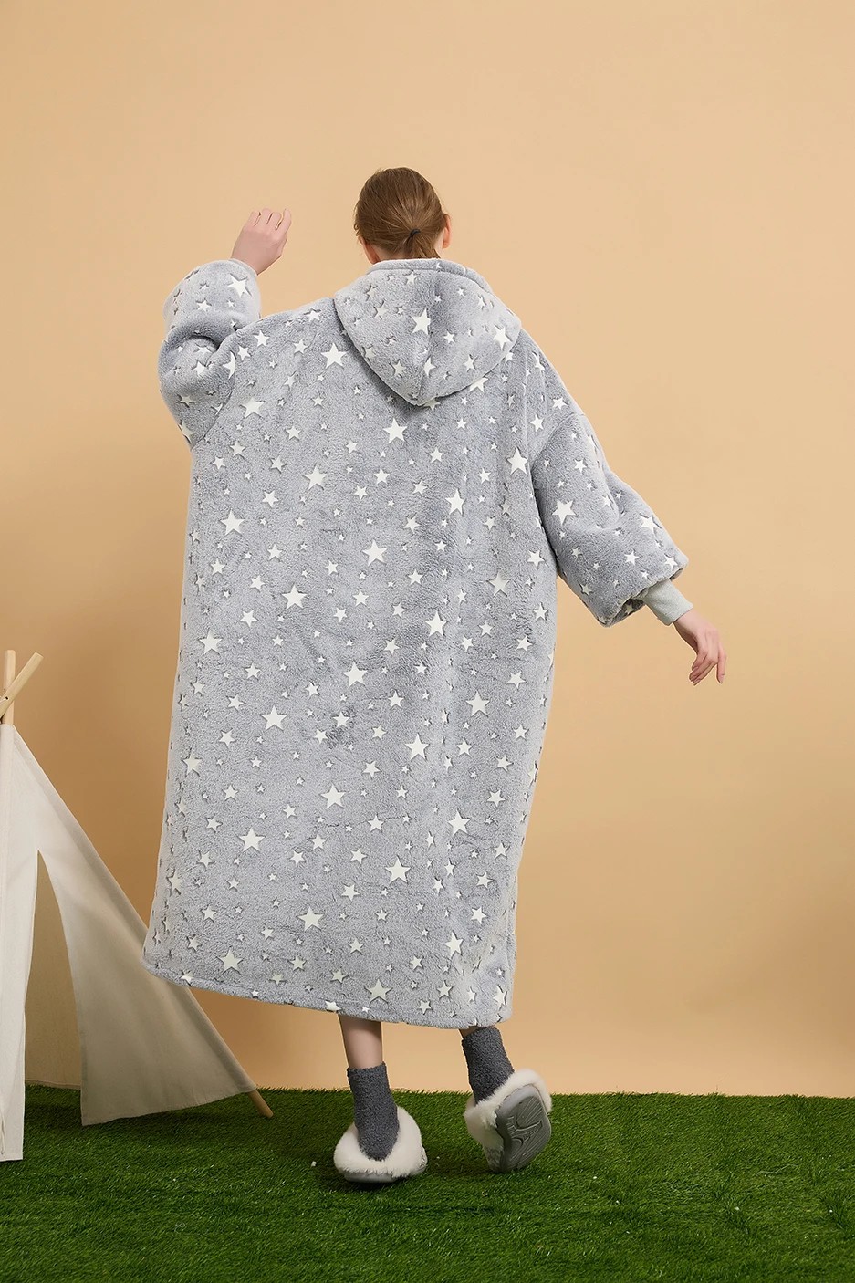 Women's Oversized Sherpa Pullover